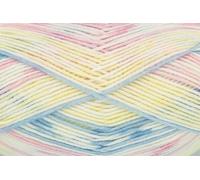 King Cole Cherish DK Knitting Yarn 100g - 100% Anti-Pilling Acrylic - Self-Patterning Double Knit Wool for Baby Clothes & Blankets (250m) (3511 Sprinkles)