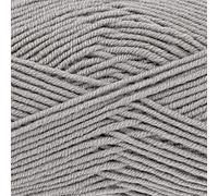 King Cole Cherished Baby 4ply Yarn Low Pill Acrylic Knitting Wool 100g Ball (Silver - 5084)