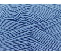 King Cole Cherished DK Yarn - 100g Ball - 100% Anti-Pilling Acrylic Double Knitting Wool - Super Soft Yarn for Baby Garments, Blankets, and Clothes (1412 Sky)