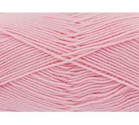 King Cole Cherished DK Yarn - 100g Ball - 100% Anti-Pilling Acrylic Double Knitting Wool - Super Soft Yarn for Baby Garments, Blankets, and Clothes (1417 Pale Pink)