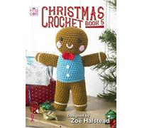 King Cole Christmas Crochet Book 5 - Advent Calendar Tea Cosy Wreath Gingerbread Man Toy & More