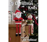 King Cole Christmas Knits Book 4 - Baubles Tea Cosy Cushion Stocking Garland & Shelf Sitters