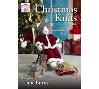 King Cole Christmas Knits Book 6 - Hooded Blanket Doorstop Wreath Toilet Roll Covers & Santa Claws