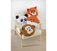 King Cole Chunky Crochet Pattern - 9179 Animal Cushion Covers