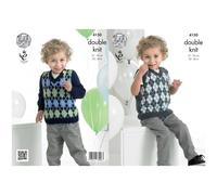 King Cole Comfort Knitting Pattern 4150 Kids 20 - 30 Inches