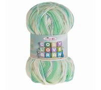 King Cole Cosy Love Aran 4 Balls x 100g Knitting Crochet Yarn Shade Cosy Green