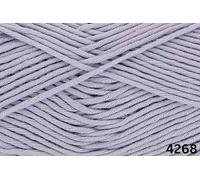 King Cole Cotton Knitting Bamboo Double Knit DK Vegan 8 Ply Crochet Yarn for Accessories 4268 Periwinkle
