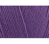 King Cole Cotton Socks 4 Ply Crochet Yarn, Polyamide Cotton Blend Knitting Wool for Sweaters, Jumpers, Cardigans - 100g Ball - 4767 - Mauve - Single (1 Ball)