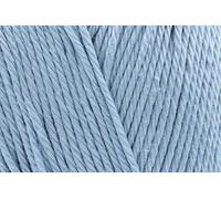 King Cole Cottonsmooth DK Crochet Yarn, 100% Cotton Double Knitting Wool for umpers, Cardigans, Tops - 100g Ball - 3523 - Pale Blue - Single (1 Ball)