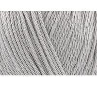 King Cole Cottonsmooth DK Crochet Yarn, 100% Cotton Double Knitting Wool for umpers, Cardigans, Tops - 100g Ball - 3525 - Silver - Single (1 Ball)