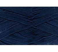 King Cole Cottonsmooth DK Yarn | 100g Ball | 100% Mercerised Cotton Double Knitting Wool | Super Soft with Excellent Stitch Definition for Garments & Accessories (3528 Navy)