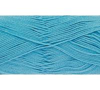 King Cole Cottonsoft DK 100% Cotton Knitting Weaving Garments Superbly Soft Yarn 1 Ball - 100g Ball 210 Metres, 229 Yards - 3366 - Azure