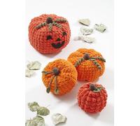 King Cole Crochet Pattern, Halloween Crochet Pumkins (9219)