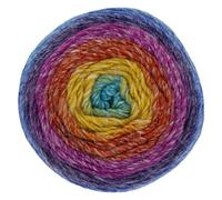 King Cole Curiosity DK Yarn - 150g Cake - 480m - Premium Acrylic Self-Striping Double Knit Yarn for Knitting & Crochet (2895 Merlin)