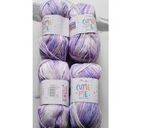 King Cole Cutie Pie DK Knitting Crochet Yarn 4 Balls x 100g