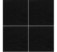 King Cole Dollymix DK Yarn | 25g Ball | Premium Acrylic Double Knitting Wool for Toy Making, Amigurumi and Colourful Crafts (48 Black) (Pack of 4)