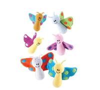 King Cole Double Knit Amigurumi Crochet Pattern Butterfly Toy in 3 Sizes (9160)