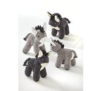 King Cole Double Knit DK Knitting Pattern Donkey Toy in 2 Sizes (9159)