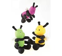 King Cole Double Knit Knitting Pattern Bumble Bee Toy in 3 Sizes (9158)