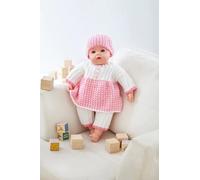King Cole Double Knit Knitting Pattern Doll Top Pants Jacket Bootees & Hat (5924), Multi, 18'' - 20''