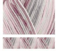 King Cole Double Knitting Pink Fizz Yarn - 250M, 100g (Pack of 4)