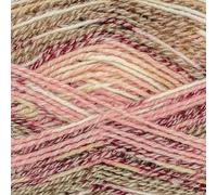 King Cole Drifter DK Wool - 100g Double Knitting Yarn with Self-Patterning Fair Isle Effect - Soft Cotton & Wool Blend for Knitting & Crochet (3431 Delaware)