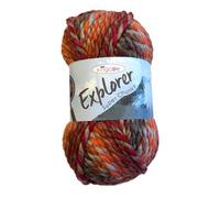 King Cole Explorer Super Chunky 80% Acrylic 20% Wool Knitting Yarn (Kingsley 4305)