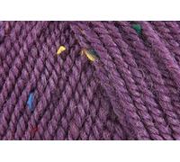 King Cole Fashion Aran Crochet Yarn, Acrylic Wool Blend Knitting Wool for Sweaters, Cardigans, Shawls - 100g Ball - Rum (633) - Single (1 Ball)