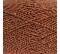 King Cole Fashion Aran Wool Blend Knitting Yarn 100g Ball - 70% Premium Acrylic 30% Wool - Aran Weight Yarn for Sweaters, Cardigans & Accessories (3630 Chestnut)