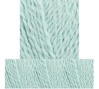 King Cole Finesse Cotton Silk DK Yarn - 50g Ball - Luxury Double Knitting Wool with 70% Cotton and 30% Silk Blend for Knitting and Crochet (2829 Ice) (Pack of 4)