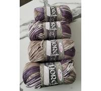 King Cole Fjord DK 4 Balls x 100g Knitting Crochet Yarn Wool Fair Isle Antipilling Pattern Shade Raften