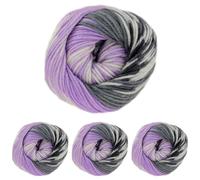 King Cole Fjord DK Knitting Wool Acrylic Self Pattern Fairisle Yarn 1 x 100g (Faxa - 4923) (Pack of 4)