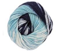 King Cole Fjord DK Knitting Wool Acrylic Self Pattern Fairisle Yarn 1 x 100g (Tana - 4925)