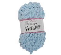 King Cole Funny Yummy Knitting Yarn/Wool - 100g Ball (Blue - 4143)