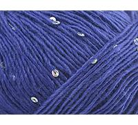 King Cole Galaxy DK Knitting Yarn Navy with sequins (731)
