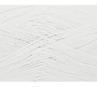 King Cole Giza Cotton 4 Ply 50g Knitting Crochet Yarn (White 2190)