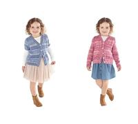 King Cole Island Beaches DK Knitting Pattern 5607 - Cardigans Pattern - 22-30 Inches