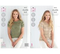 King Cole Island Beaches DK Knitting Pattern 5610 - Easy Cardigans, Sweaters, Tops Pattern - 30-48 Inches