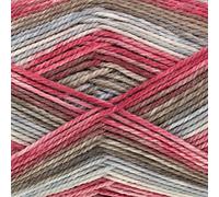 King Cole Island Beaches DK Yarn Double Knit Acrylic Mix Wool 100g Ball (Coral Sea 4533)