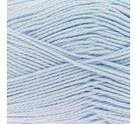 King Cole Knitting Cotton - Soft DK Double Vegan Crochet Yarn - for Accessories - 1931 Pale Blue