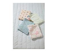 King Cole Knitting Pattern Baby Textured or Lace Pattern Comfort Blankets Yummy Chunky (6293)