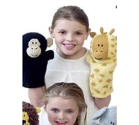 King Cole Knitting Pattern DK Yarn - Animal Hand Puppets 9027