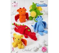 King Cole Knitting Pattern, Dragons in King Cole Warm & Toastie (9204)