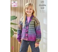 King Cole Knitting Pattern, Junior Cottagespun DK Garments (6492)