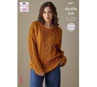 King Cole Knitting Pattern, Ladies' Cottonsoft DK Garments (6471)
