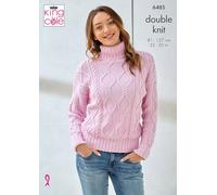 King Cole Knitting Pattern, Ladies' Cottonsoft DK Garments (6485)
