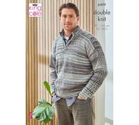 King Cole Knitting Pattern, Men's Cottagespun DK Accessories (6499)