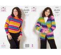 King Cole Knitting Pattern, Paper, Multicolor, 81cm - 127cm 32” - 50”