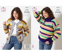 King Cole Knitting Pattern, Paper, Multicolor, 81cm - 127cm 32” - 50”