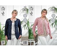 King Cole Ladies Cardigan Opium Knitting Pattern 3882
